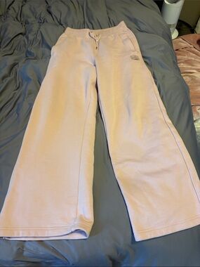 Jordan Light Pink Wide-Leg Sweatpants